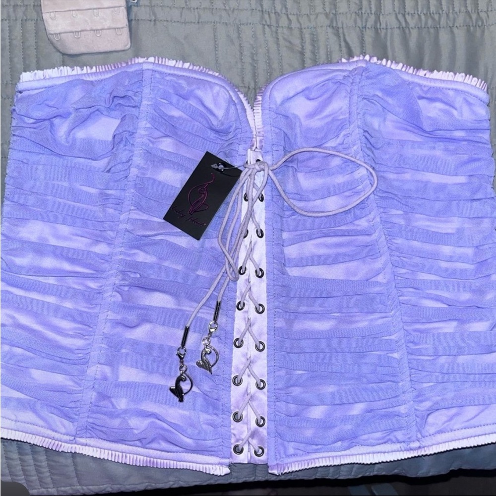 baby phat lavender corset